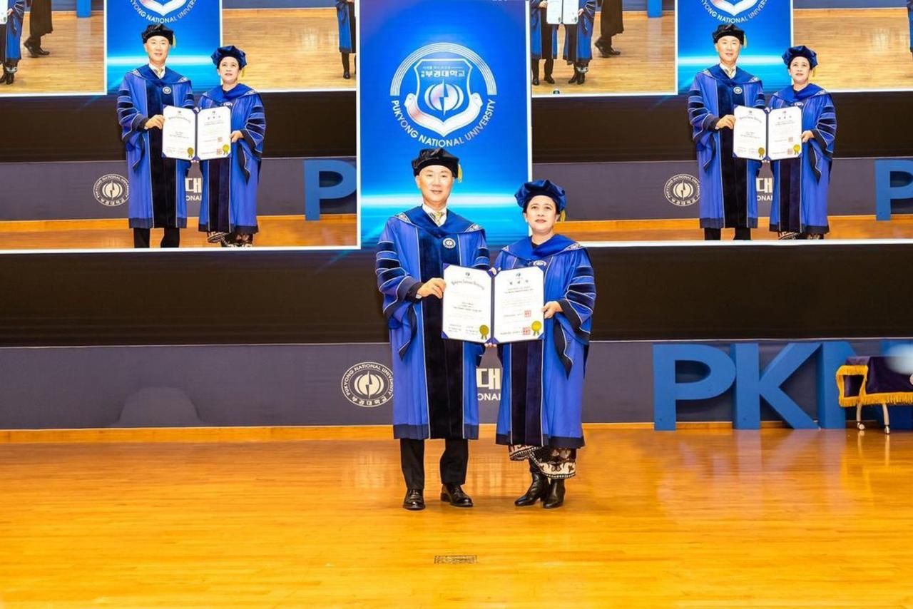Ketua DPR RI Puan Maharani  di Anugerahkan Doktor Honoris Causa 