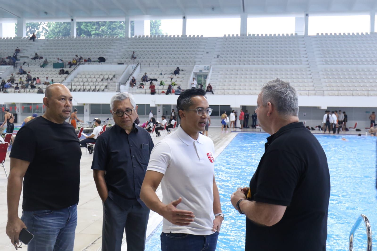 Ketum PB PRSI, Anindya Bakrie Tinjau Seleknas Renang SEA Games 2023