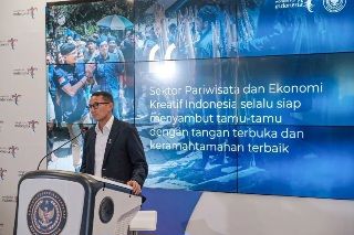 Menparekraf RI Sandiaga Uno: 754 Ribu Wisman Kunjungi Indonesia Selama Januari 2023