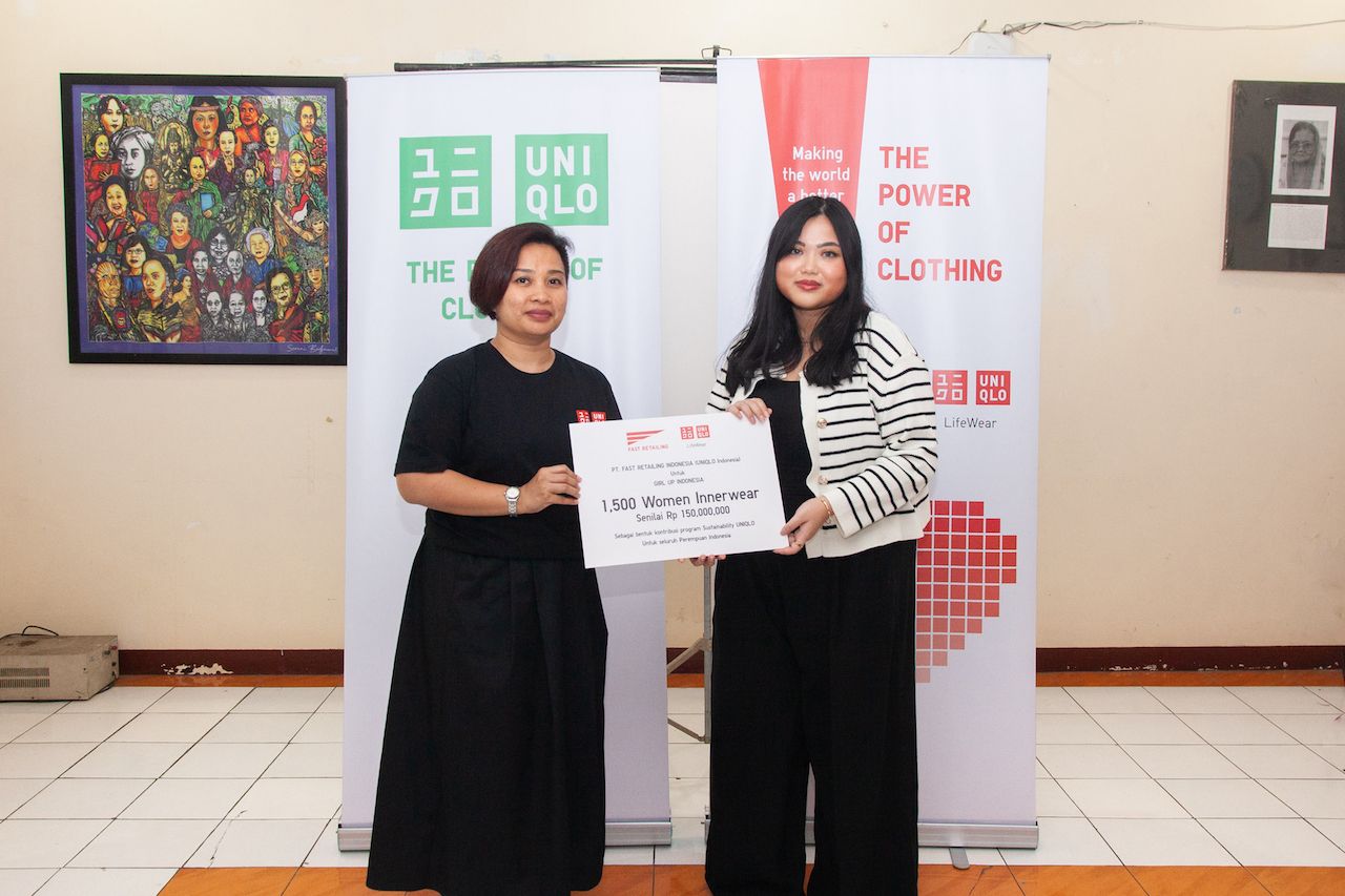 UNIQLO Donasikan 1500 Innerwear Sebagai Dukungan Nyata Untuk Perempuan Indonesia