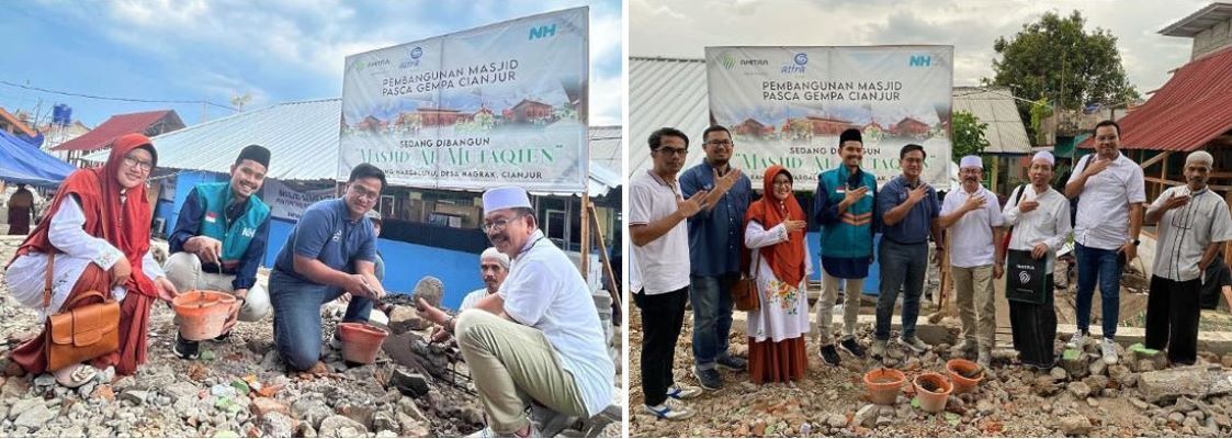 FIFGROUP & Asuransi Astra Bangun Masjid Al-Mutaqien bagi Penyintas Gempa Cianjur