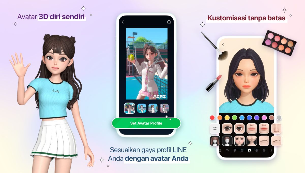 LINE NEXT Punya Platform Avatar 3D Versi Beta AlphaCrewz