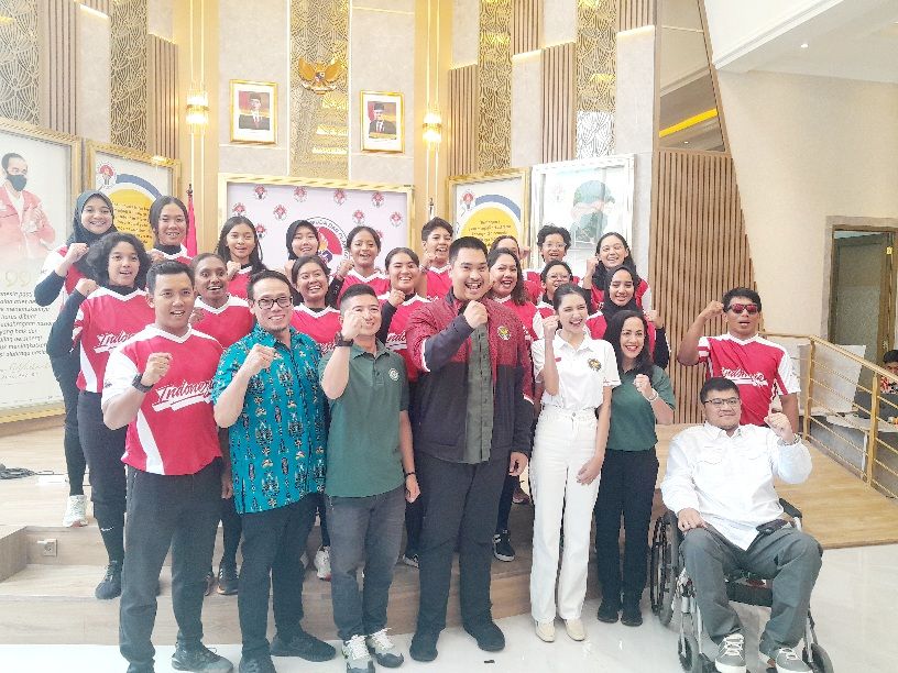 Menpora Dito Ariotedjo Resmi Melepas Timnas Baseball Putri Indonesia untuk Berlaga di BFA Women's Baseball Asian Cup 2023 