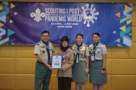 Mahasiswa UI Wakili International Scout Youth Forum  di Hong Kong