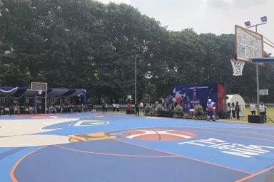 Resmi! FIBA World Cup luncurkan "Revamp My Court" di Lapangan Banteng