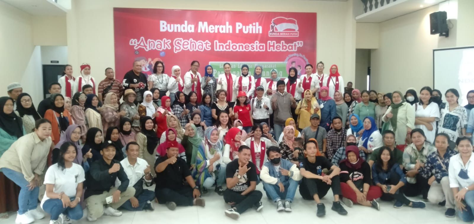 Bunda Merah Putih Edukasi Masyarakat dengan Gelar Acara Tema “Anak Sehat Indonesia Hebat