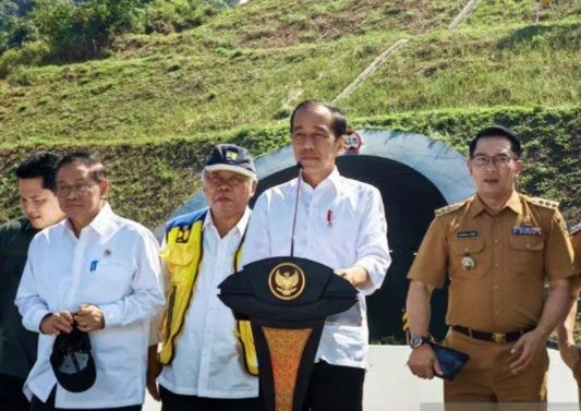 Presiden Jokowi Resmikan Tol Cisumdawu