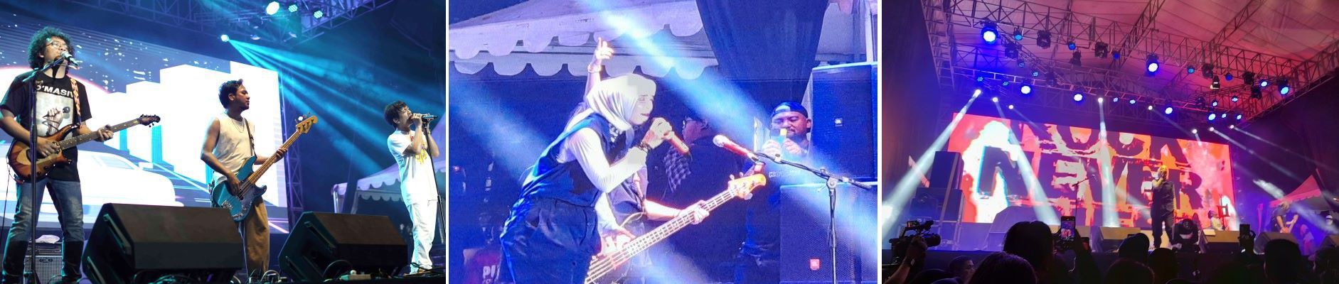 Kotak dan d’Masiv Hibur Masyarakat di Biznet Festival di Surabaya