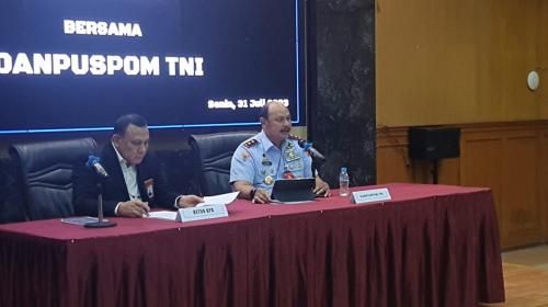Danpuspom TNI Marsda R Agung Handoko Bantah Intimidasi KPK Soal Penetapan Tersangka Kabasarnas 