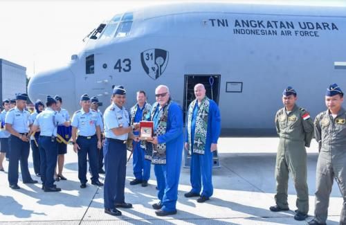 TNI  AU Kembali Terima Pesawat C-130J-30 Super Hercules Terbaru