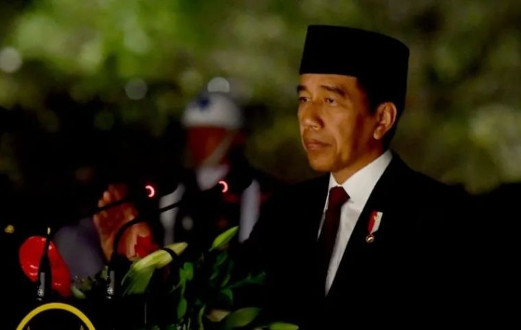 Presiden Jokowi Pimpin Apel Kehormatan dan Renungan Suci di TMP  Nasional Utama Kalibata