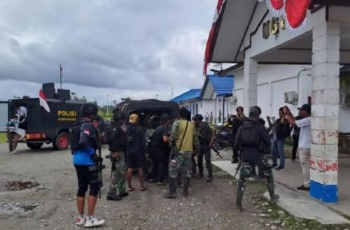 KKB Papua Kembali Serang Pos Militer TNI AL di Dekai 