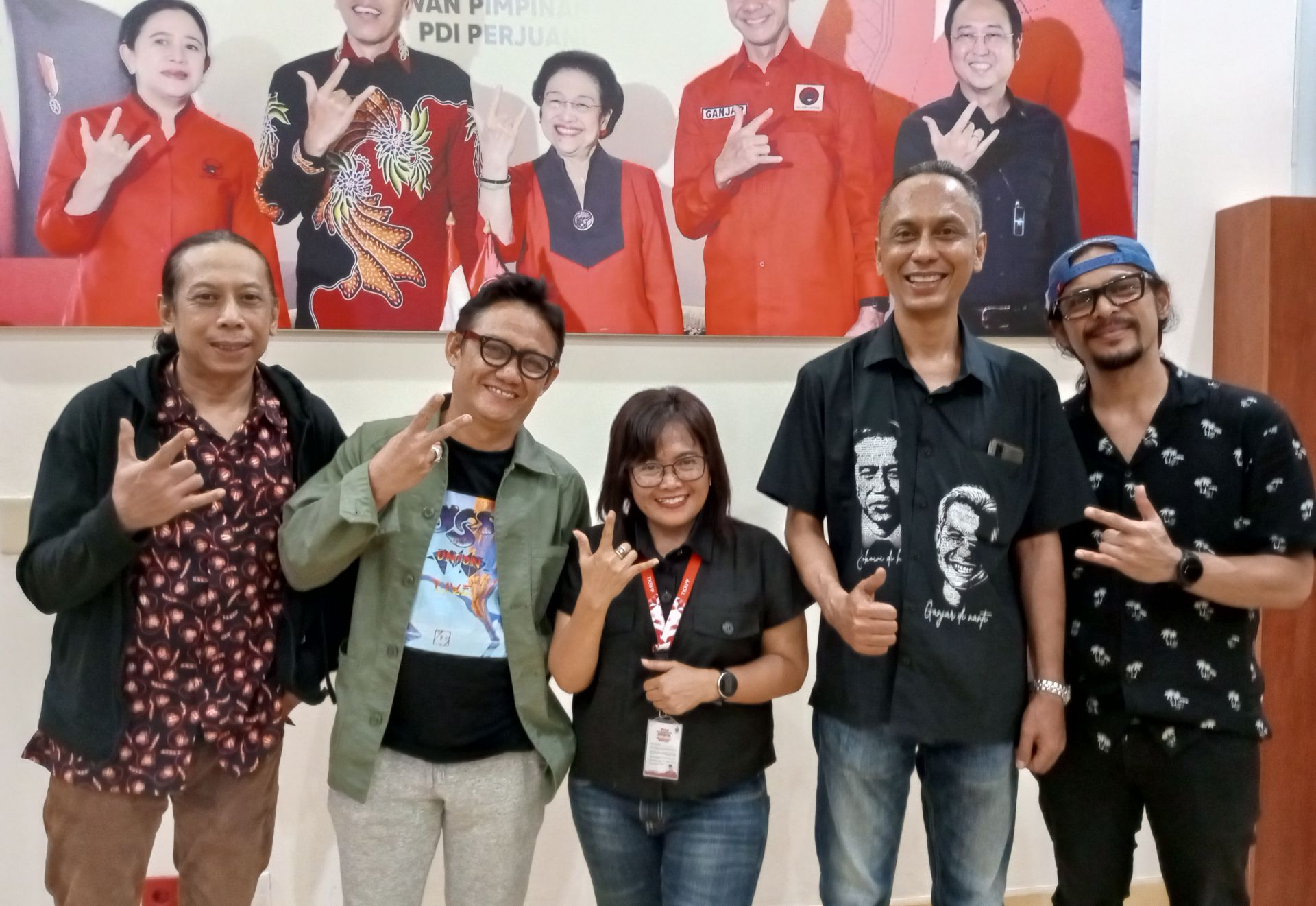 Gerak Cepat Indonesia Maju, Musisi Semangat dan Optimis dengan Gagasan Ganjar Pranowo
