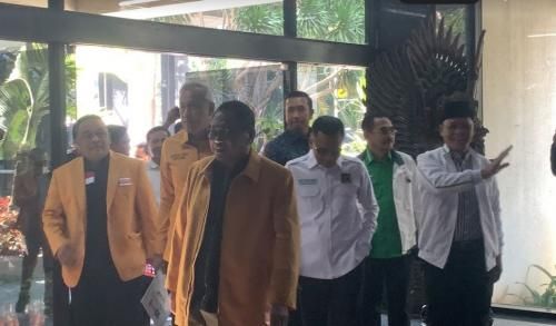 4 Ketum dan Sekjen Parpol Pendukung Ganjar Hadiri Rapat TPN