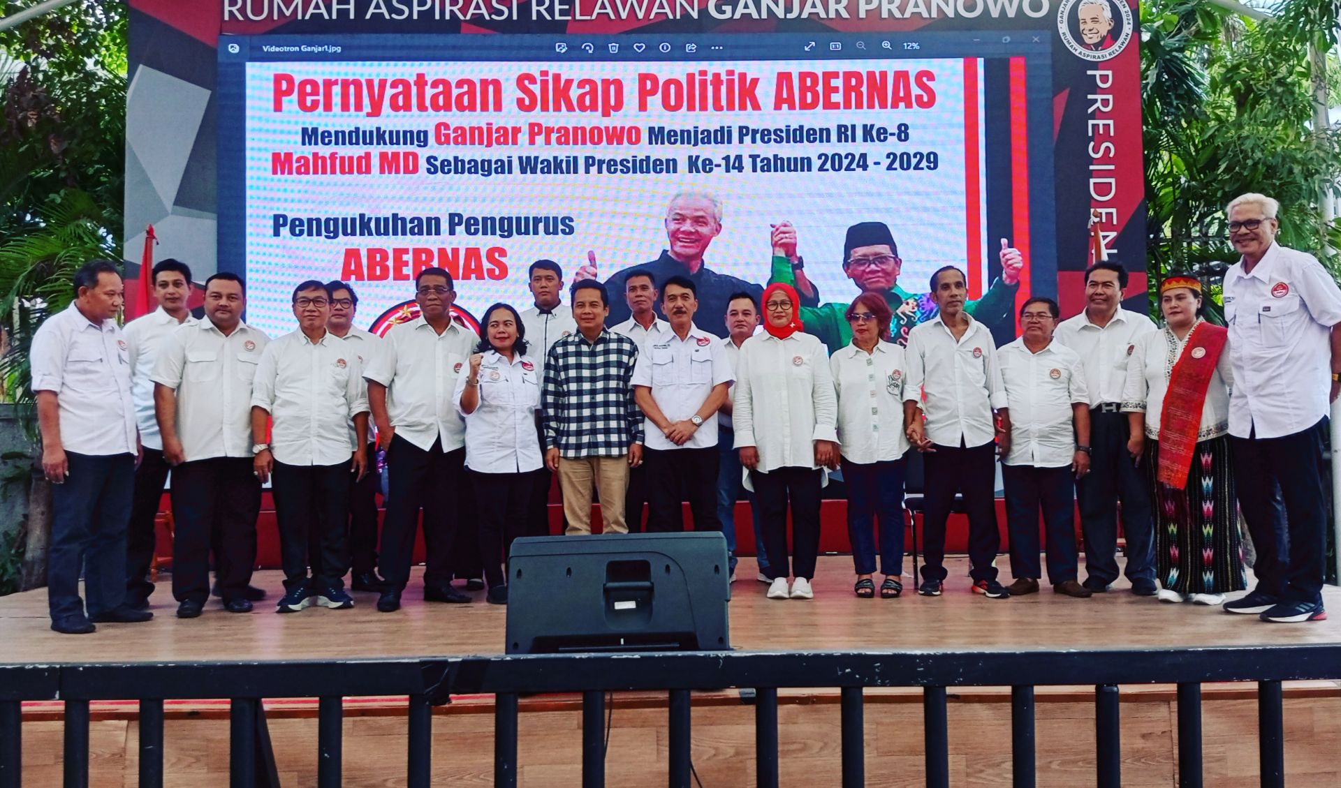 Zaini Makarim Ajak ABERNAS Menangkan Ganjar-Mahfud Presiden 2024