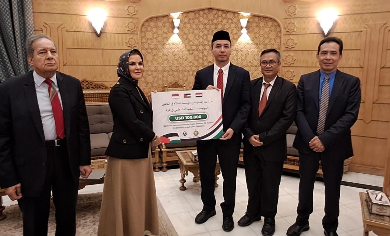 Lazis ASFA Salurkan Bantuan Kemanusian untuk Gaza-Palestina Melalui Bait Zakat Al-Misry