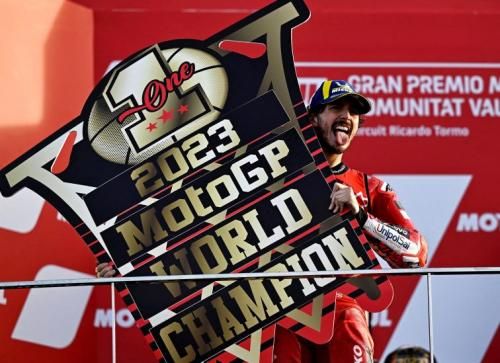 Race MotoGP Valencia 2023: Pembalap Tim Ducati Lenovo, Francesco Bagnaia Juara MotoGP 2023!