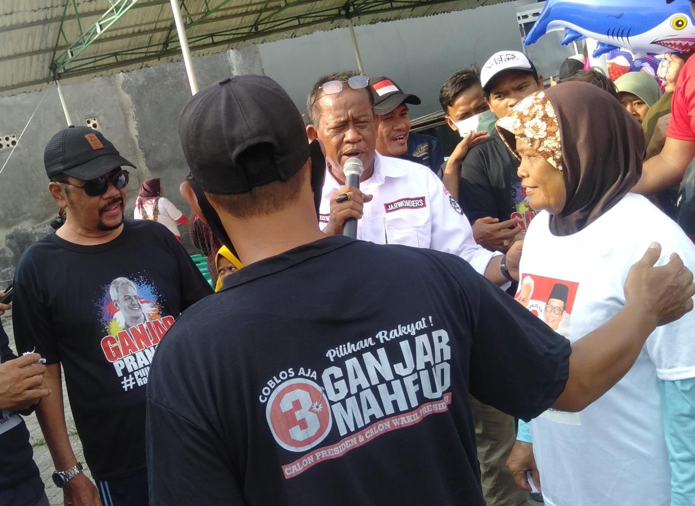 Jarwonders dan TKRPP Kabupaten Bekasi Sosialisasikan KTP Sakti saat Canvassing Day Ganjar Mahfud