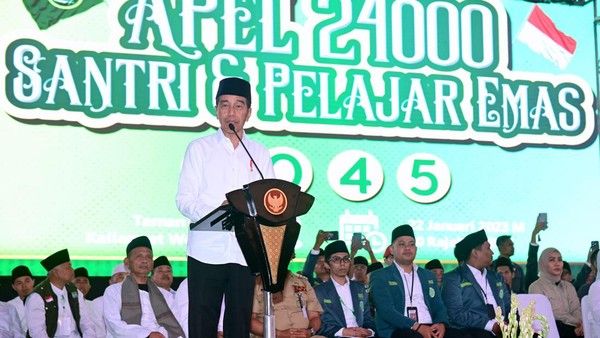 Presiden Ajak Santri Gunakan Hak Pilihnya dengan Baik