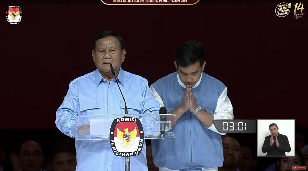 Prabowo Minta Maaf Ke Ganjar dan Anies