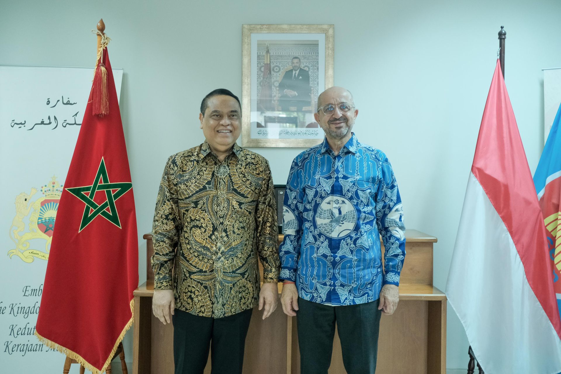 Bahas Percepatan SDM, Ketua ASFA Foundation Bertemu Dubes Maroko dan Mesir