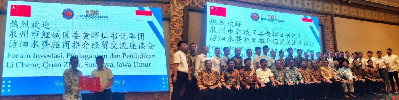 Yayasan BMC Surabaya Jalin Kerja Sama Bisnis dengan Pengusaha Fujian, Tiongkok