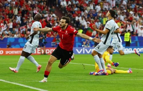 EURO 2024: Georgia Kandaskan Portugal 2-0 dan Catat Sejarah Lolos ke 16 Besar!