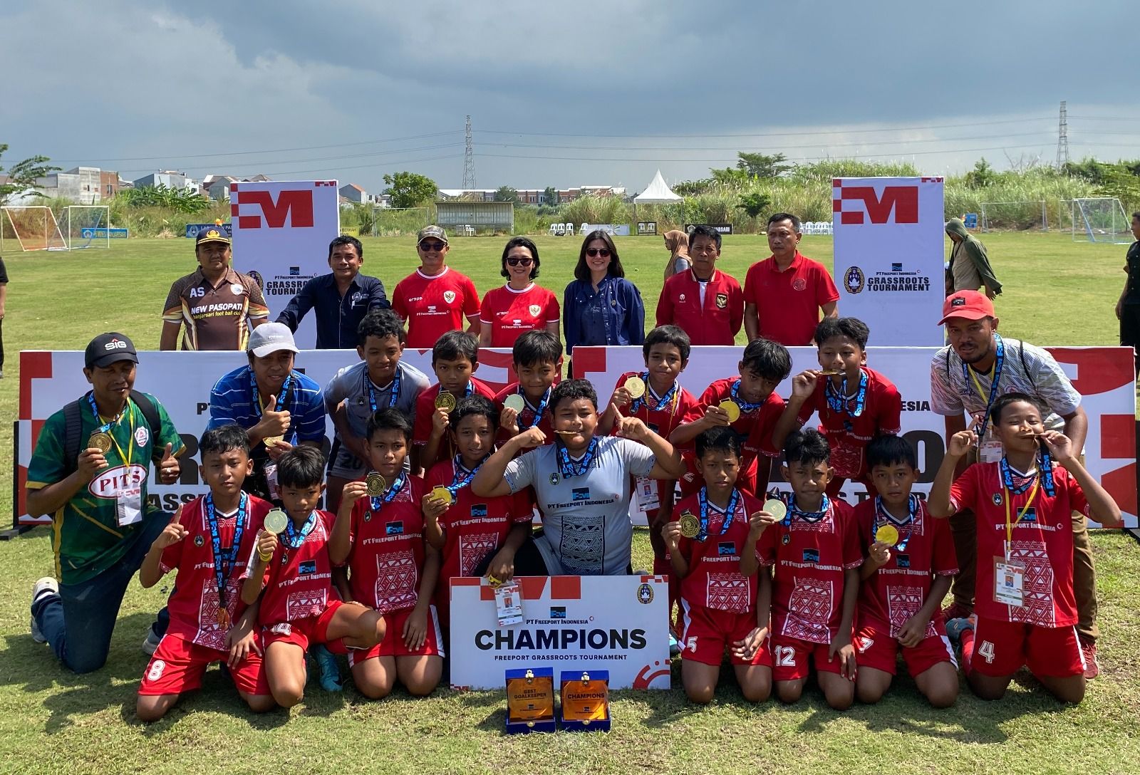 10 Klub Ikuti Freeport Grassroot Tournament 2024 di Gresik