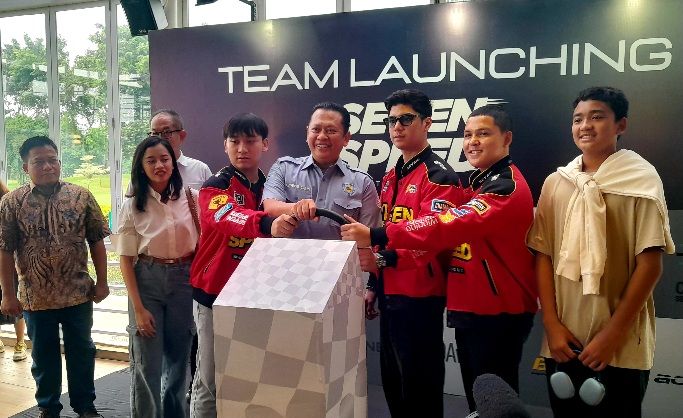 Dihadiri Bamsoet, Al Ghazali Resmi Perkenalkan Team Seven Speed Motor Sport