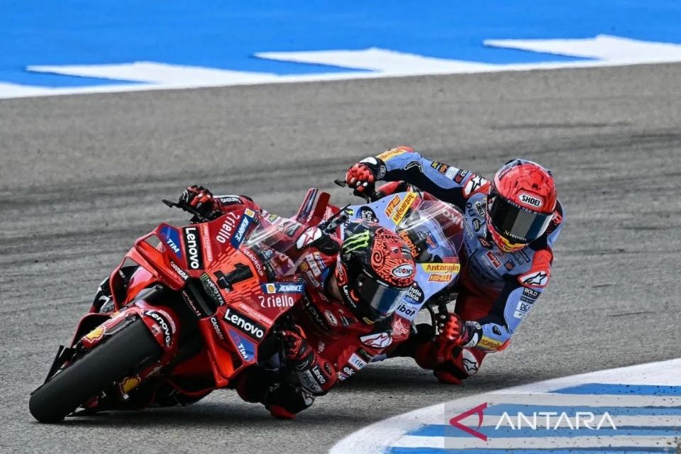 MotoGP Belanda 2024: Pembalap Ducati Lenovo Team, Francesco "Pecco" Bagnaia Jadi yang Tercepat