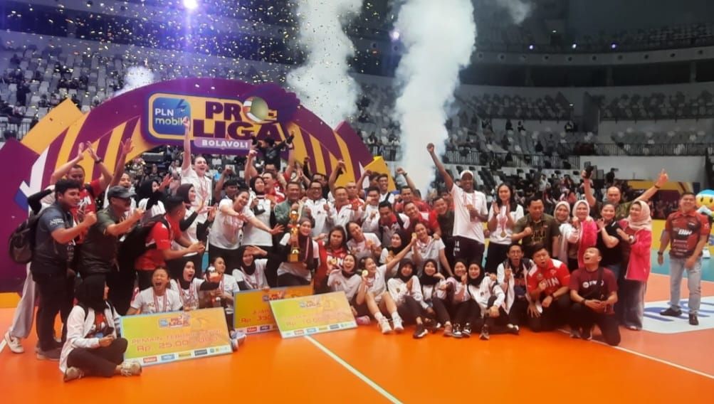 Tim Putri Jakarta BIN Sabet Gelar Juara Perdana PLN Mobile Proliga 2024  