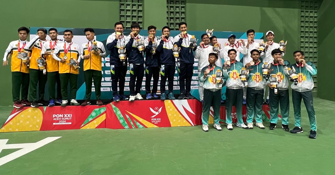 Final Beregu Soft Tenis PON 2024:  Putra Jabar dan Putri DKI Jakarta Raih Medali Emas!