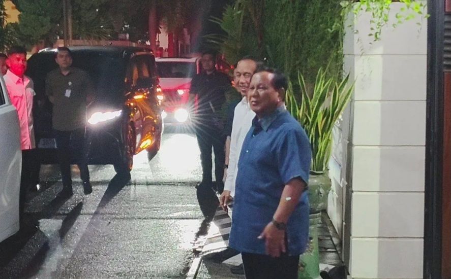 Presiden Prabowo Temui Presiden ke-7 Joko Widodo di Solo