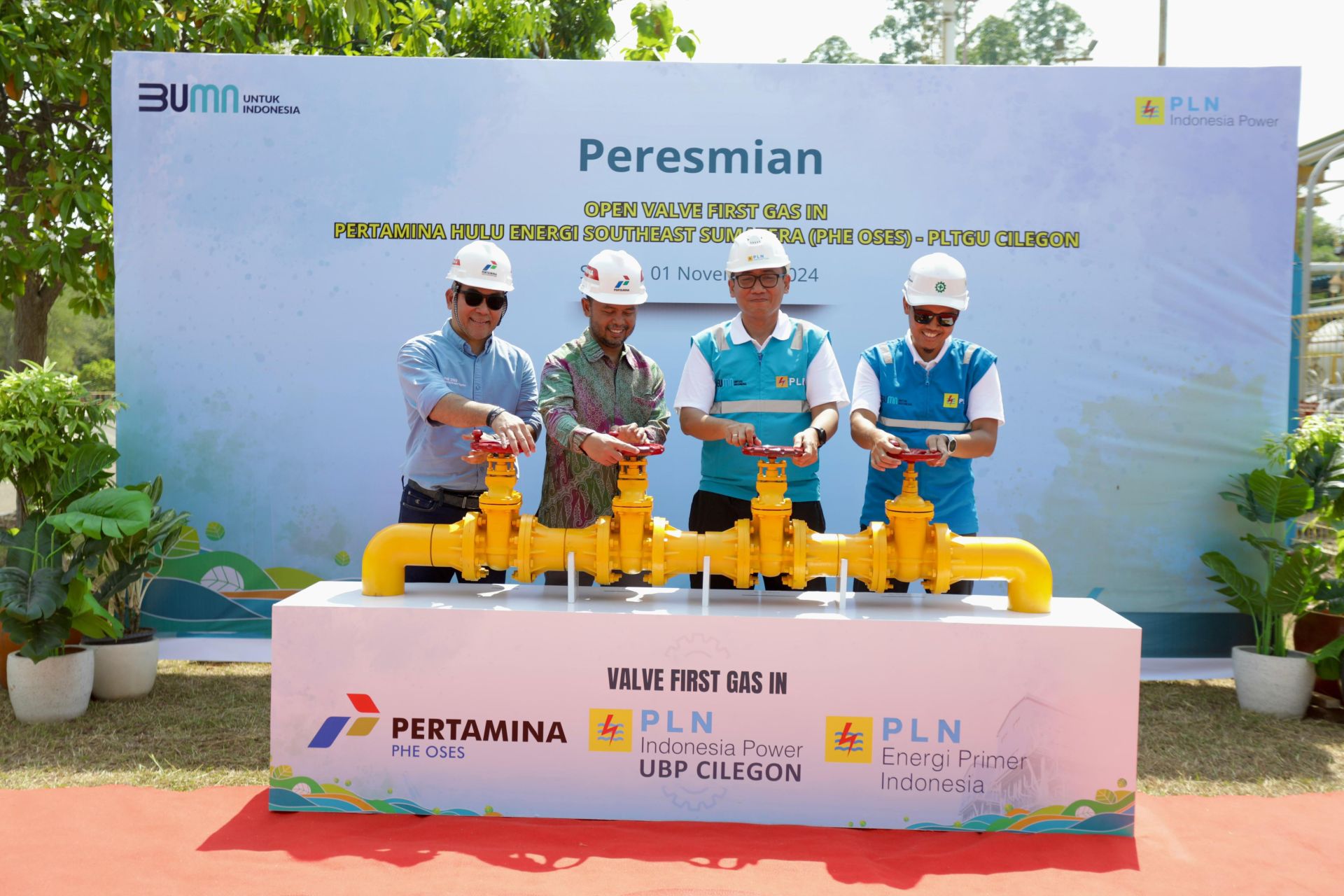 Pertamina Pasok Gas PLTU Cilegon untuk Dukung Kelistrikan Nasional