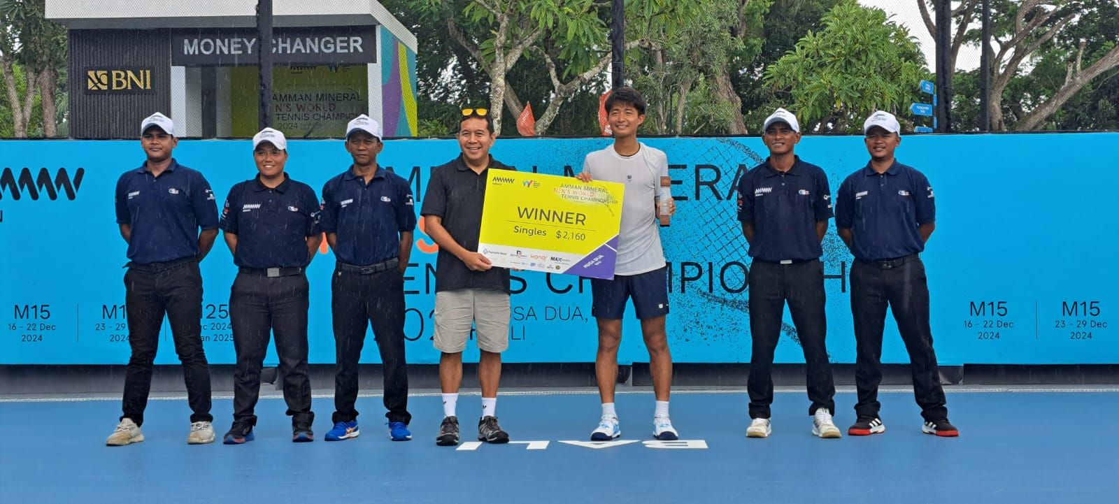 Kalahkan Arthur Weber di Final, Hayato Matsuoka Juara Tunggal Putra  Men's World Tennis Championship 2024 Seri II