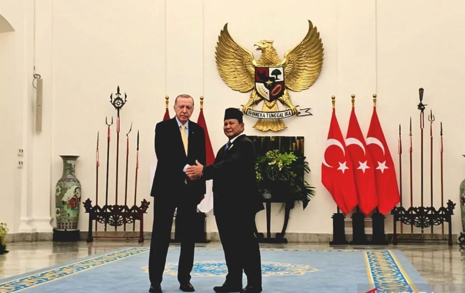 Presiden Prabowo Terima Kunjungan Kenegaraan Presiden Turki Recep Erdogan di Istana Bogor