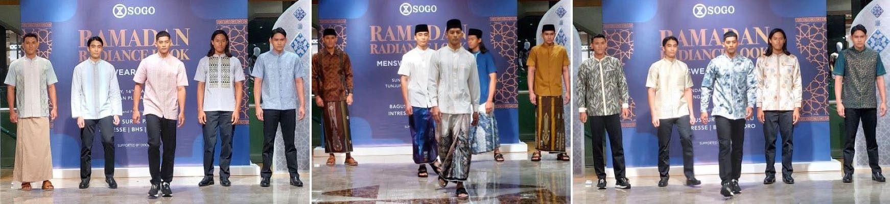 SOGO TP Tampilkan Koleksi Busana Muslim Pria dalam Fashion Show Ramadan Radiance