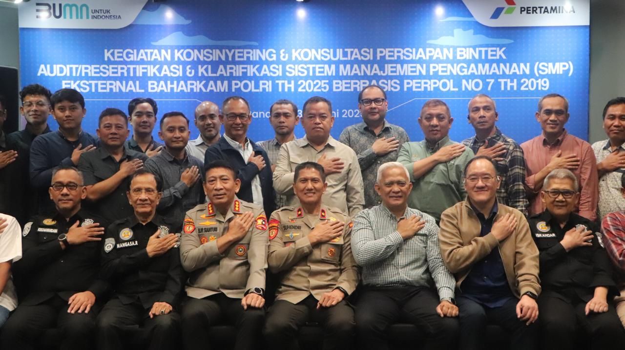 Dirpamobvit Korsabhara Baharkam Polri  Buka Konsinyering dan Konsultasi Persiapan Bimtek Audit SMP di Pertamina Group