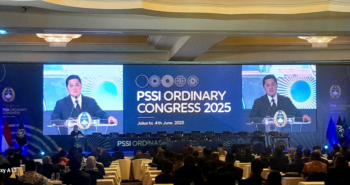 Kongres PSSI 2025 Resmi Dibuka, Ini Kata Erick Thohir!