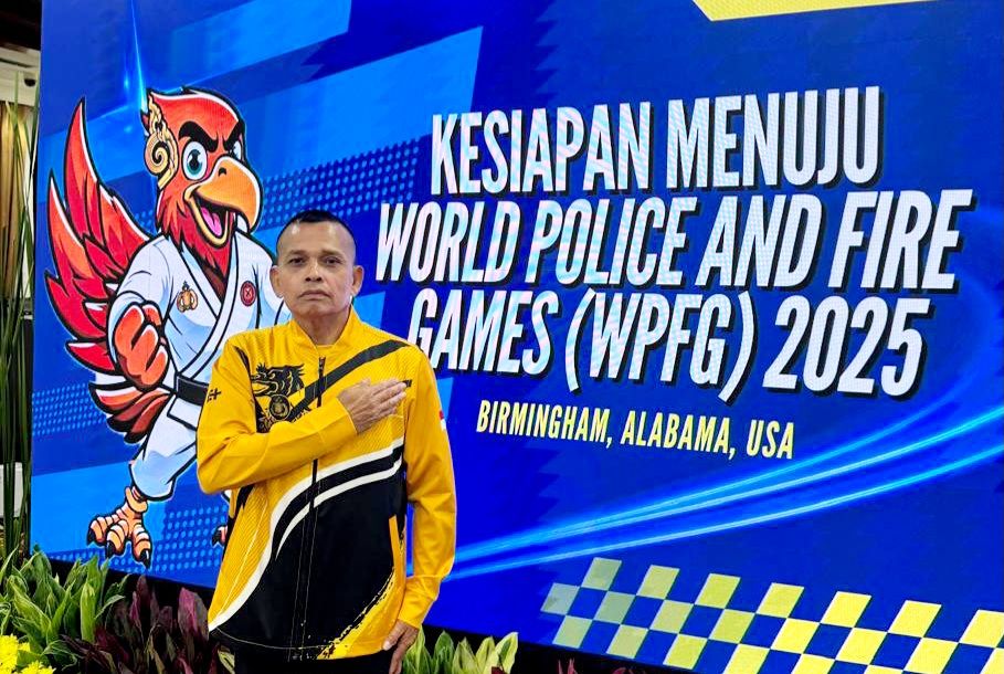 Dilepas Kapolri, Ockben Saor Sinaga dkk Bertekad Rebut Medali dan Harumkan Bangsa  di  World Police and Fire Games