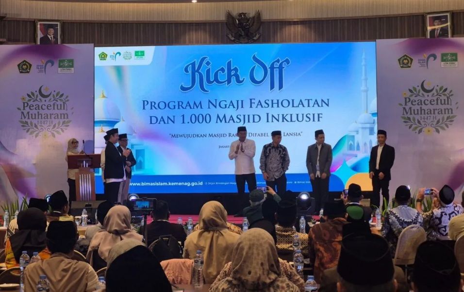 Kemenag Resmi Luncurkan Program 1.000 Masjid Ramah Lansia dan Disabilitas