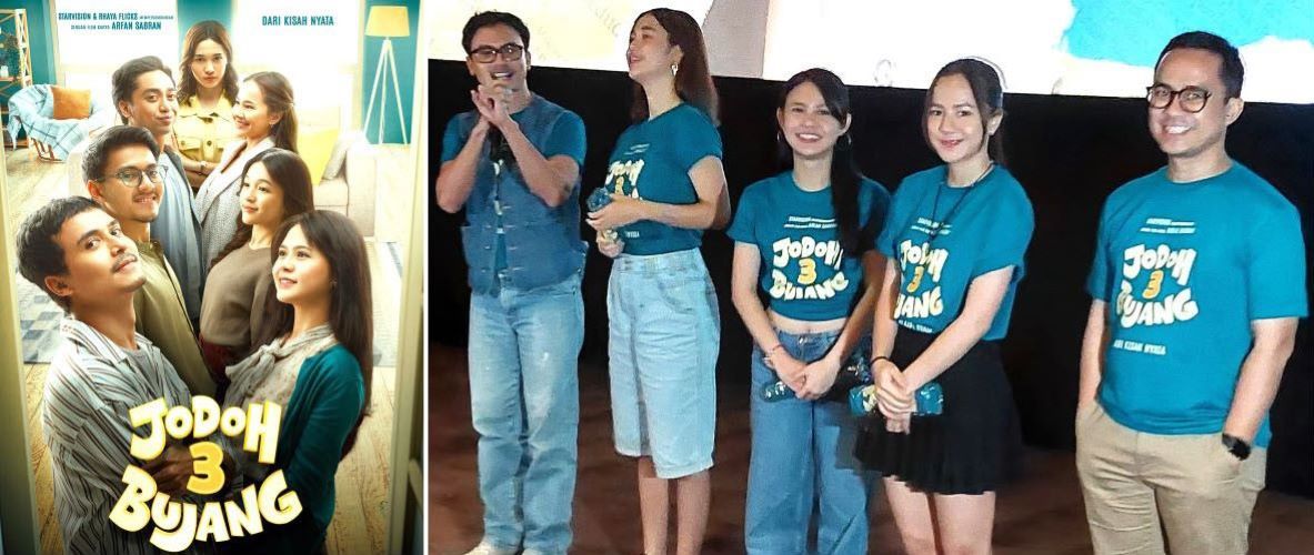 Film Jodoh 3 Bujang, Komedi Romantis Kisahkan Tiga Pemuda Bersaudara yang Menikah Bersamaan