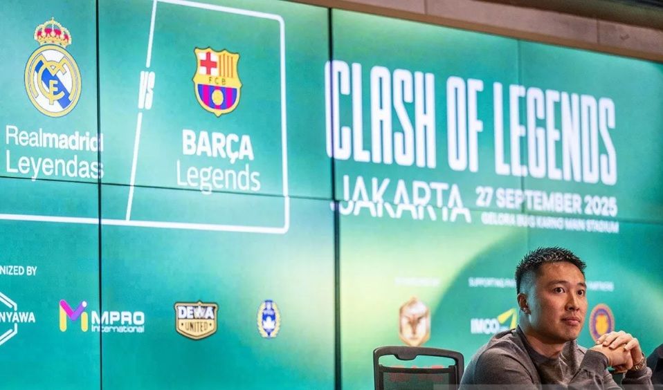 Bertajuk “Clash of Legends", Para Legenda Real Madrid dan Barcrlona akan Duel di SUGBK 27 September 2025