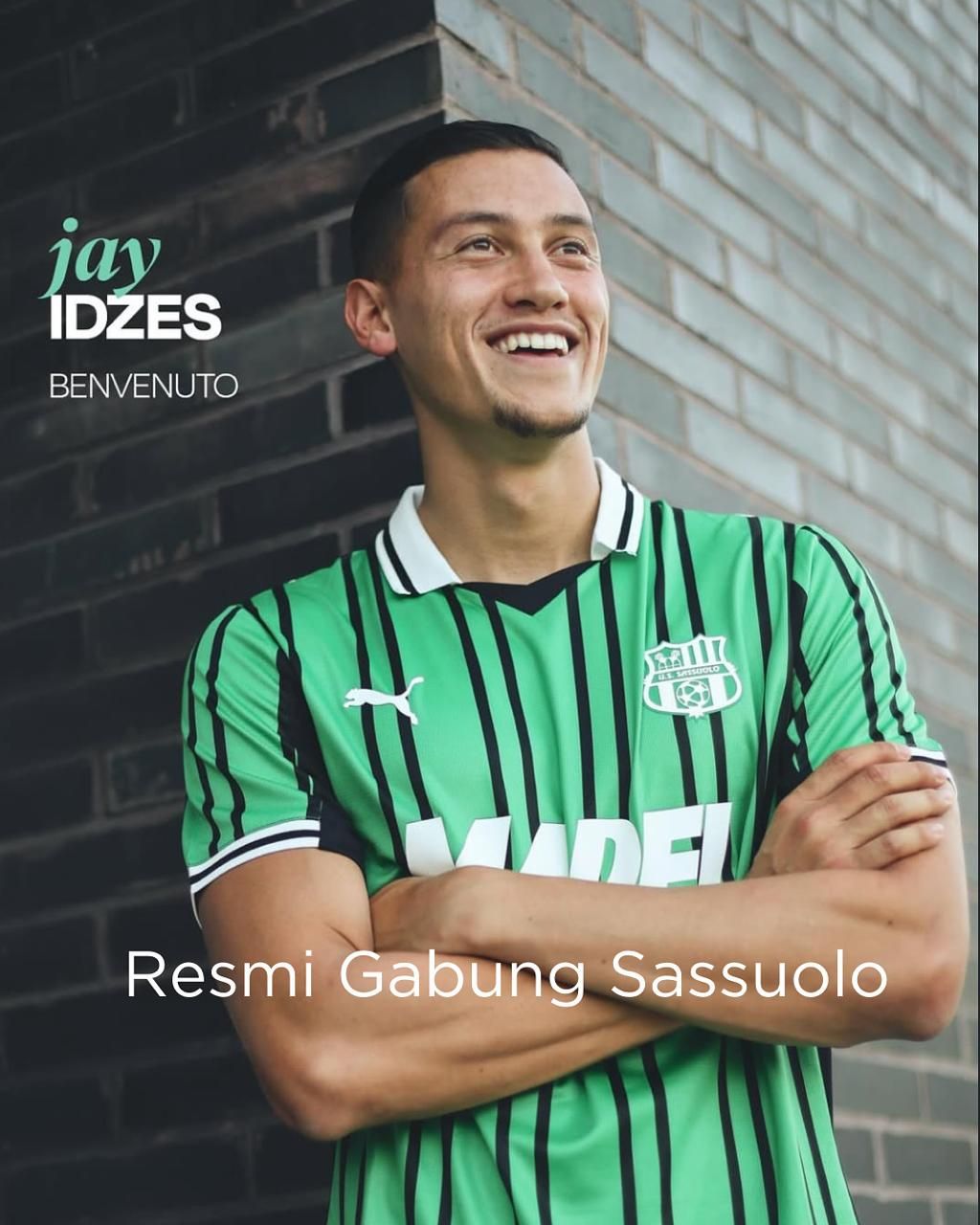 Bek Timnas Indonesia, Jay Idzes Resmi Gabung ke Sassuolo