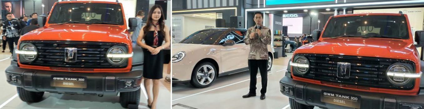 GWM Indonesia Perkenalkan Mobil Listrik ORA 03 dan SUV Tank 300 Diesel Turbo di GIIAS Surabaya 2025