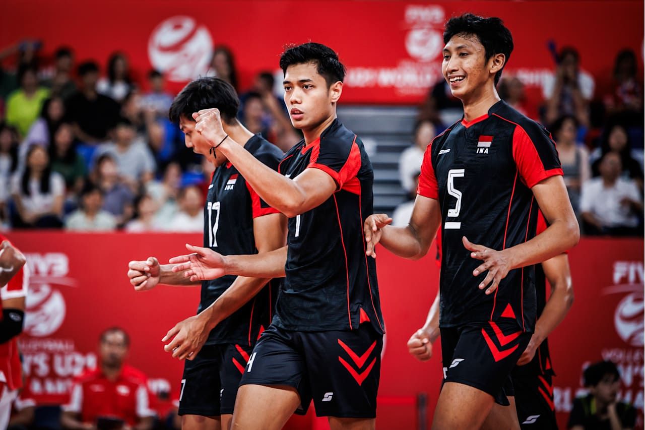 Timnas Voli Putra U-21 Indonesia Bekuk Puerto Riko, Tantang Brasil
