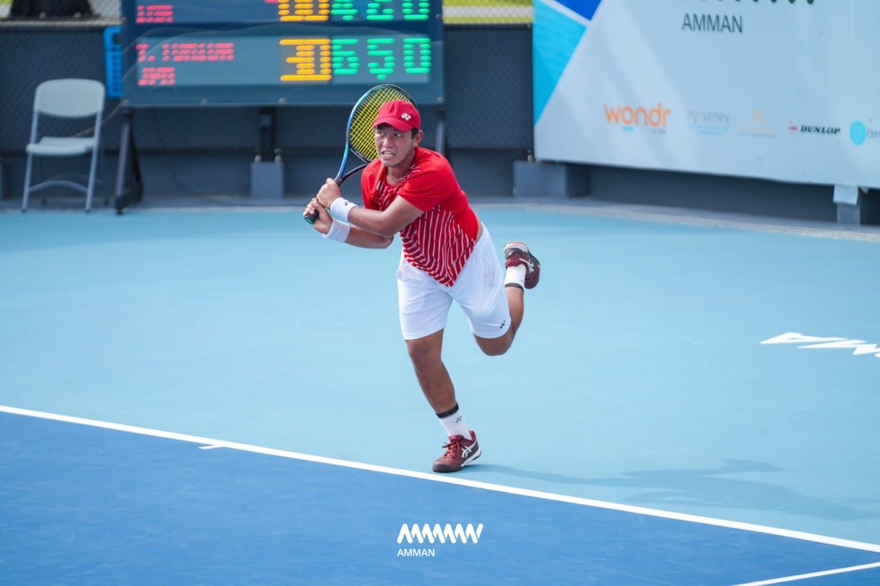  Amman Men's World Tennis Championship seri ke VI M-25:  Dua Tunggal Putra Indonesia Kandas di Babak Pertama 