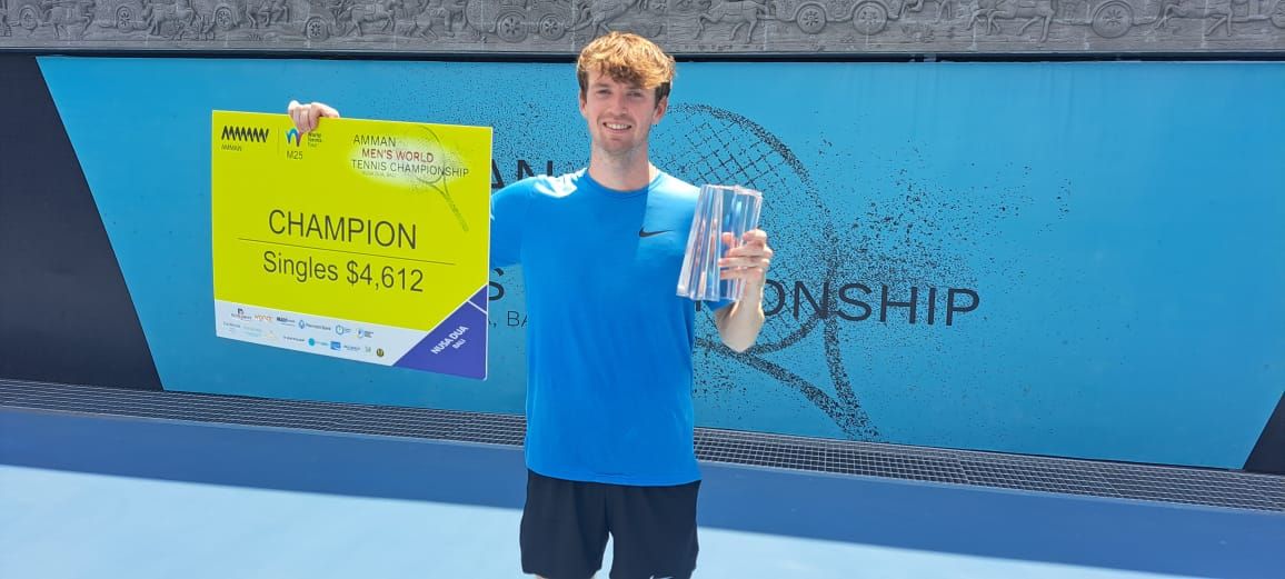 Max Basing Juara Amman Men's World Tennis Championship Seri VI M-25