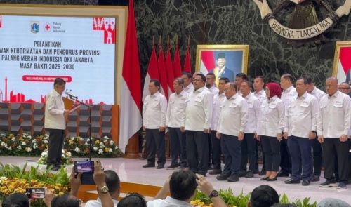Jusuf Kalla Resmi Lantik Pengurus Provinsi PMI dan Dewan Kehormatan 