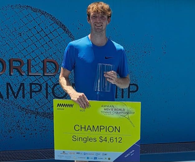 Kalahkan Arthur Weber, Max Basing Juara M-25  Seri-7, Lani Sardadi Berharap Turnamen Menaikkan Level Petenis Indonesia